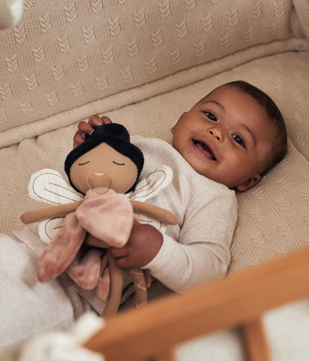 Peluche para Bebé Menina Fada Mae Jollein 32cm - Rosa Velho