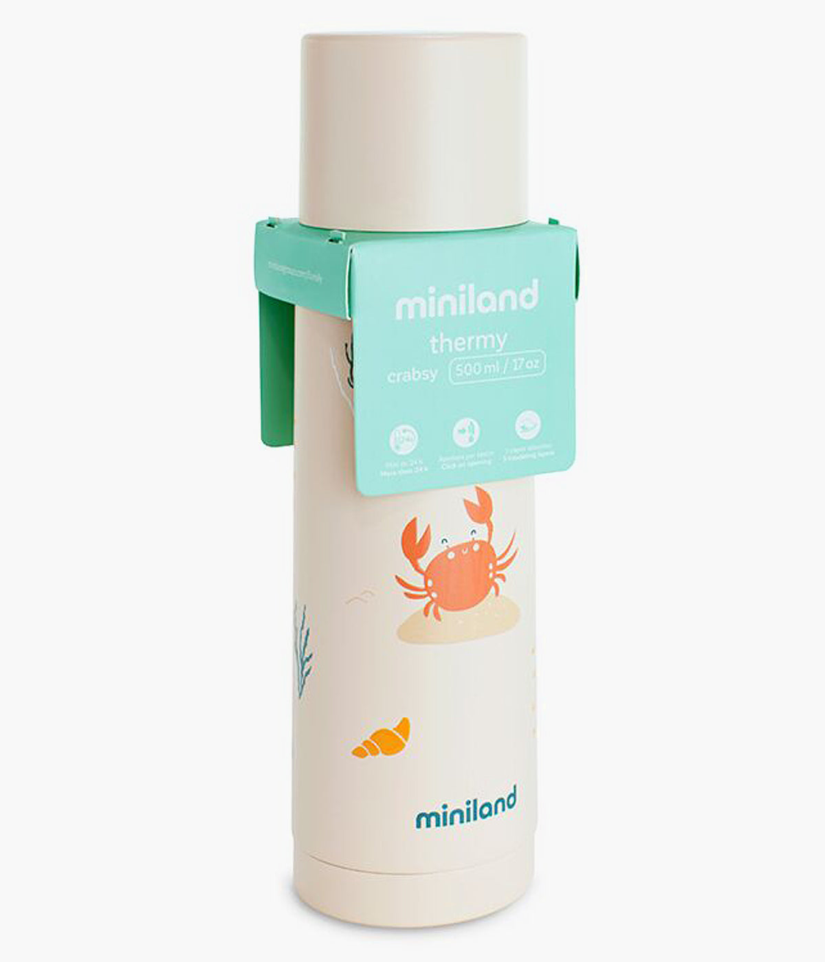 Termo para Líquidos Miniland Crabsy 500ml - Pérola