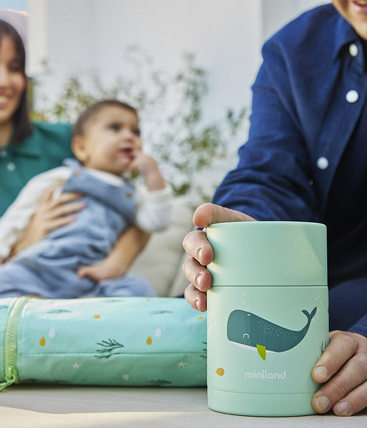 Termo para Sólidos Miniland Whaley 600ml - Verde