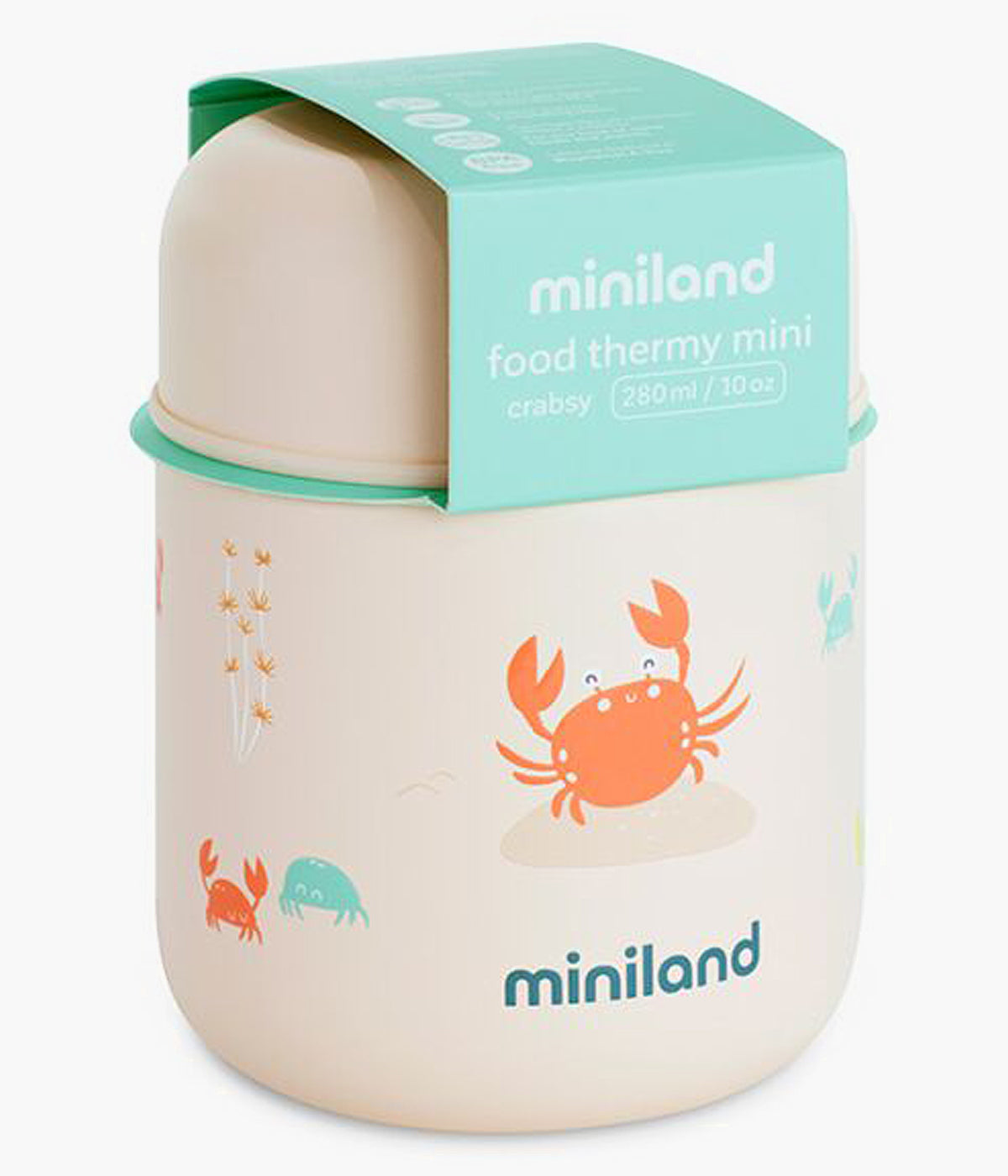 Termo para Sólidos Miniland Crabsy 280ml - Pérola