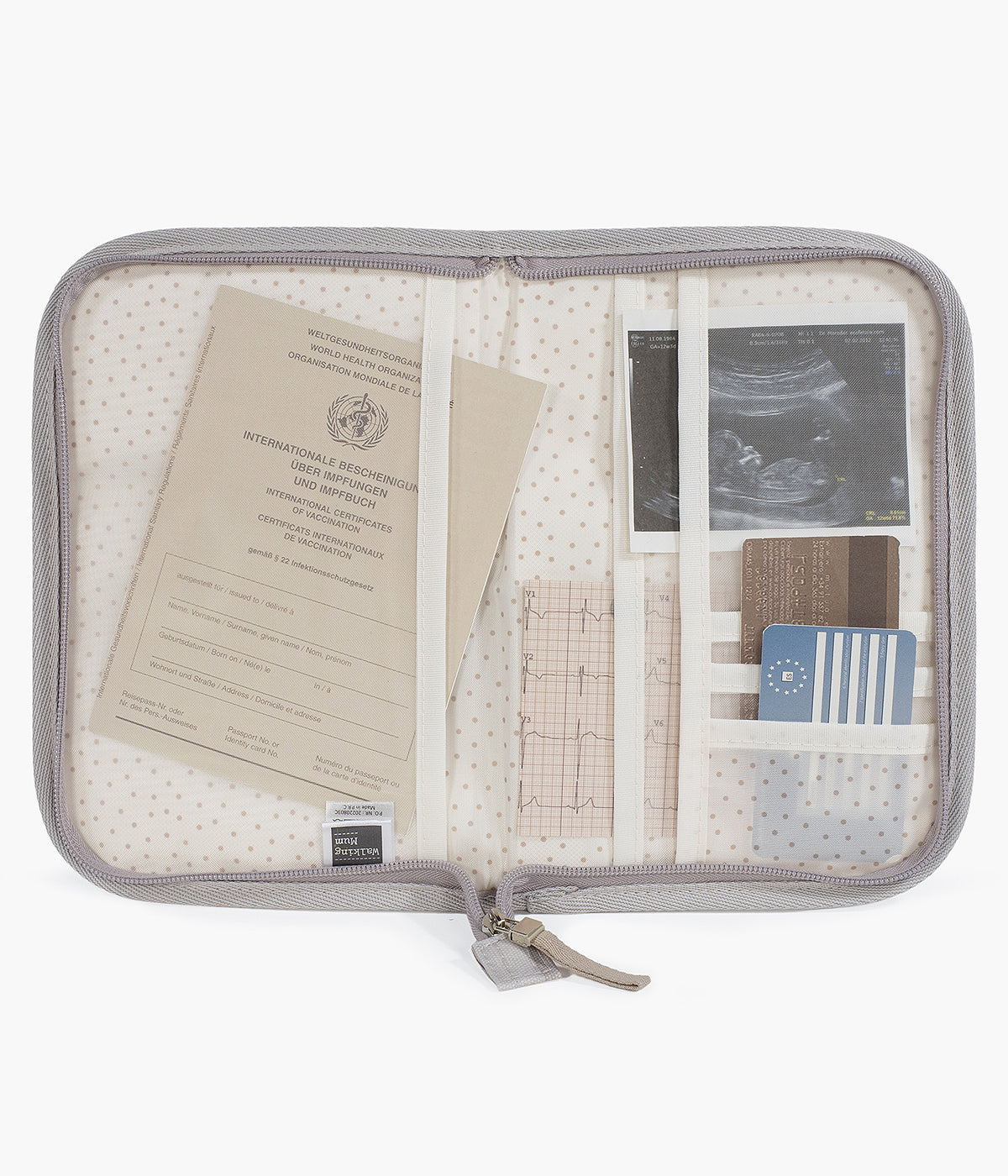 Porta Documentos para Bebé Walking Mum Sintra - Bege