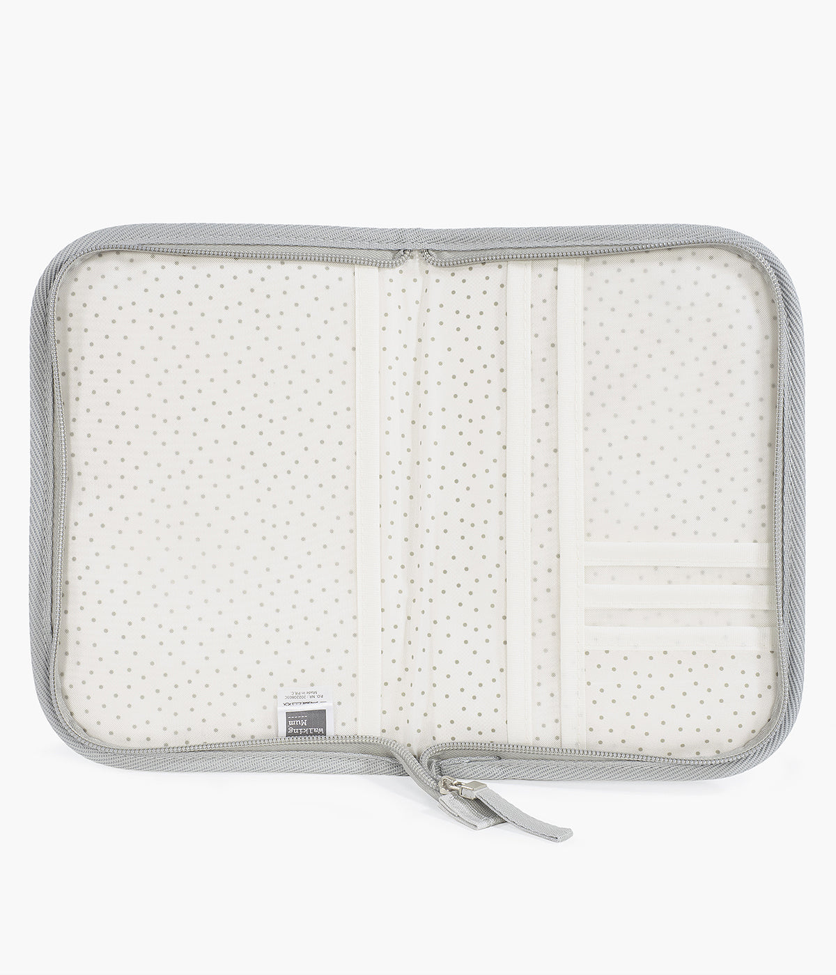 Porta documentos Sintra da Walking Mum, ideal para manter organizada toda a documentação do bebé. Com um padrão de riscas verdes e bege, este porta documentos é não só funcional, mas também muito elegante.