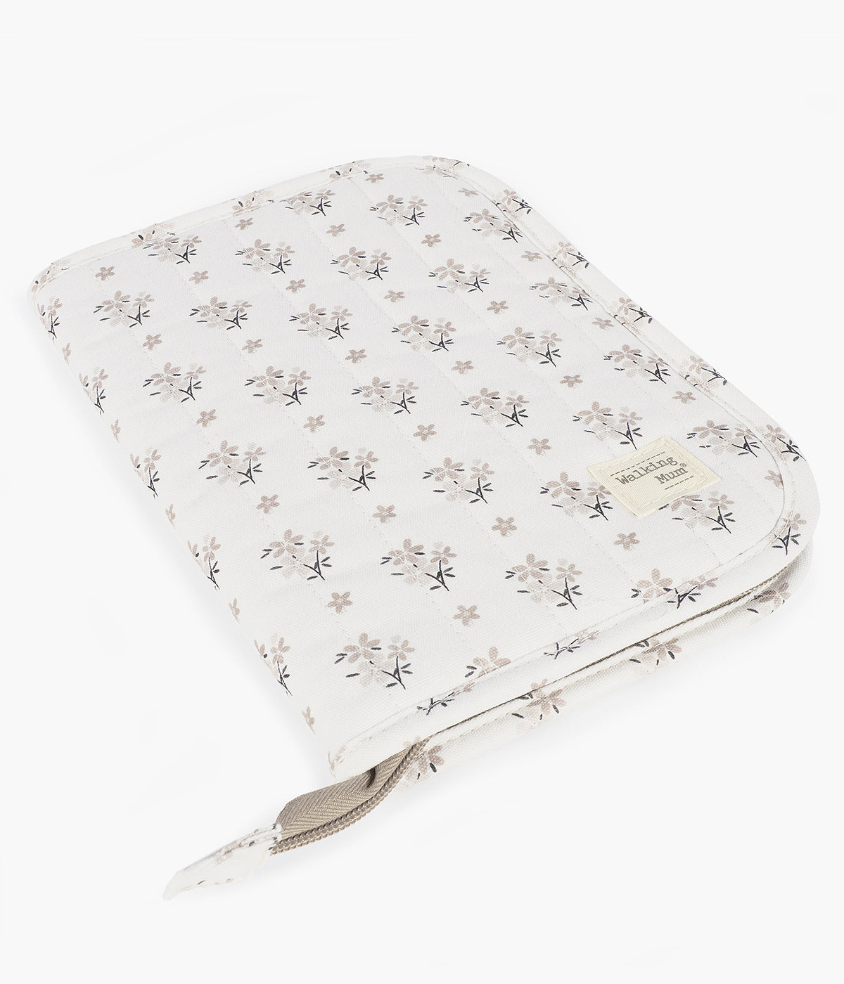 Porta Documentos Bebé Walking Mum Botton Flowers - Pérola