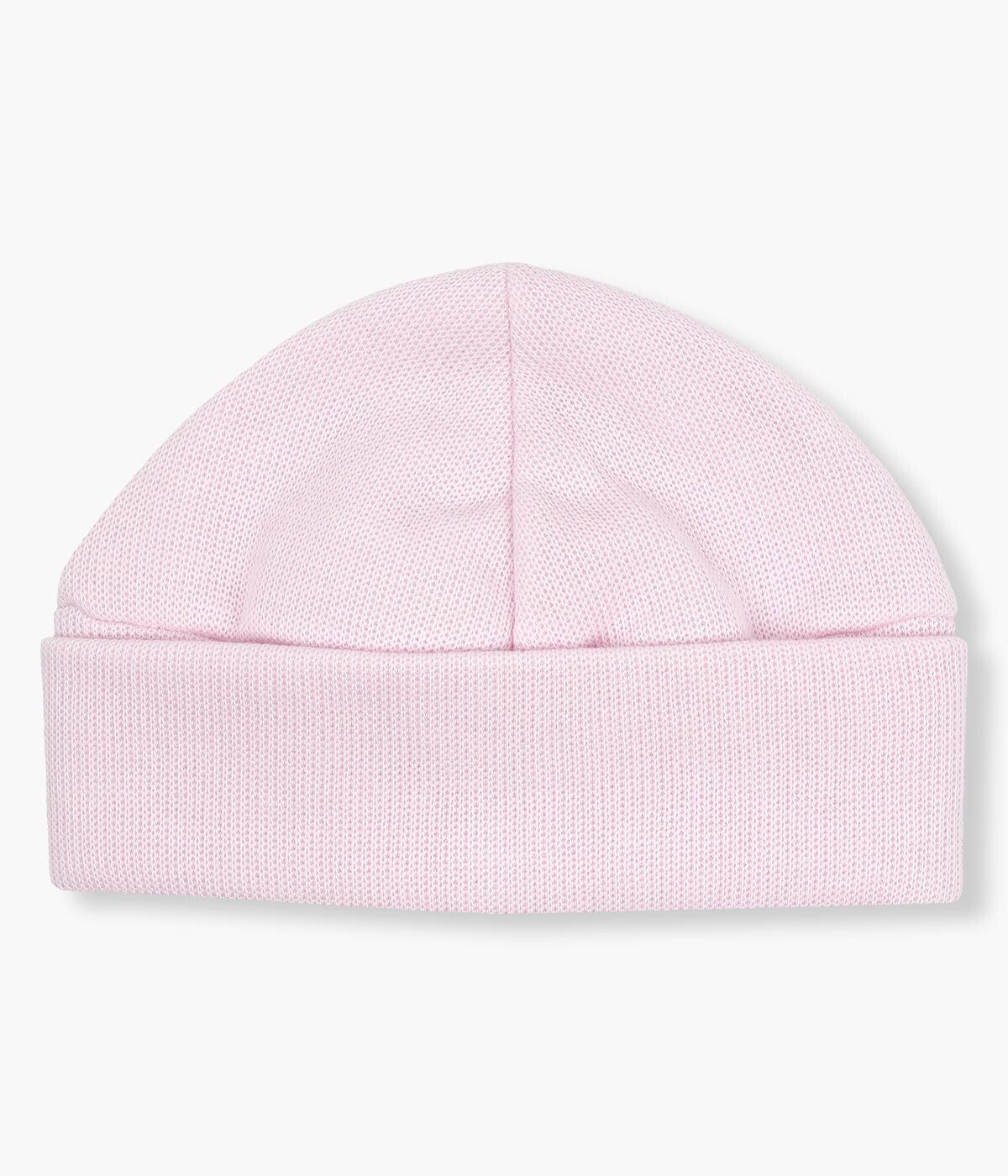 Gorro Duplo em Algodão para Bebé Menina - Rosa