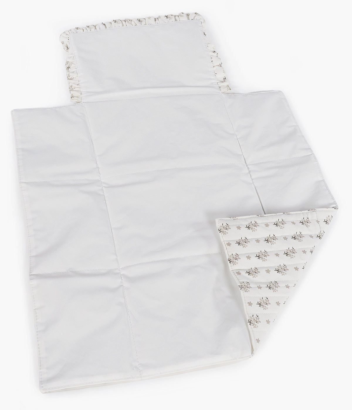 Muda Fraldas Dobrável Walking Mum Botton Flowers - Pérola