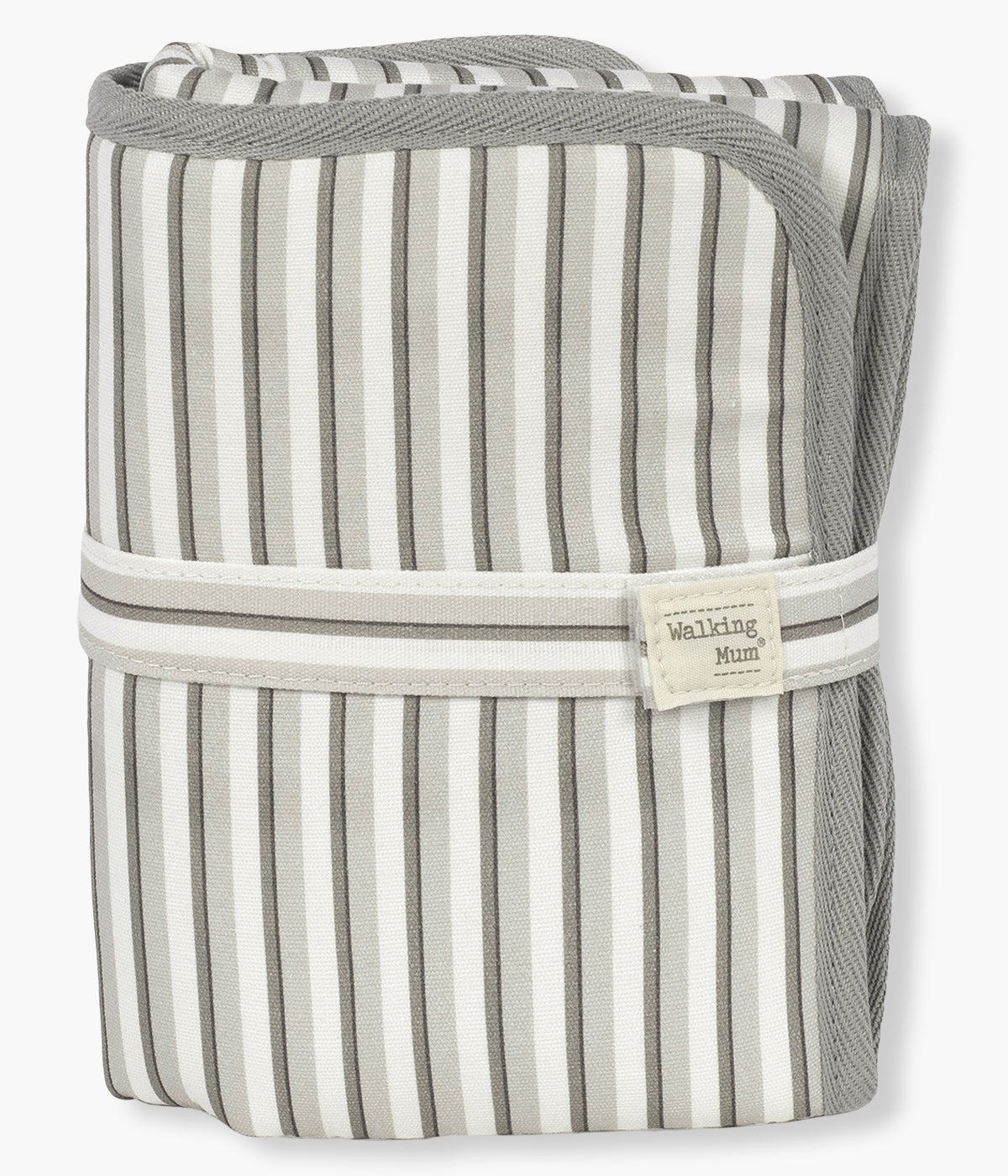 Muda Fraldas Dobrável Walking Mum Botton Strips - Branco