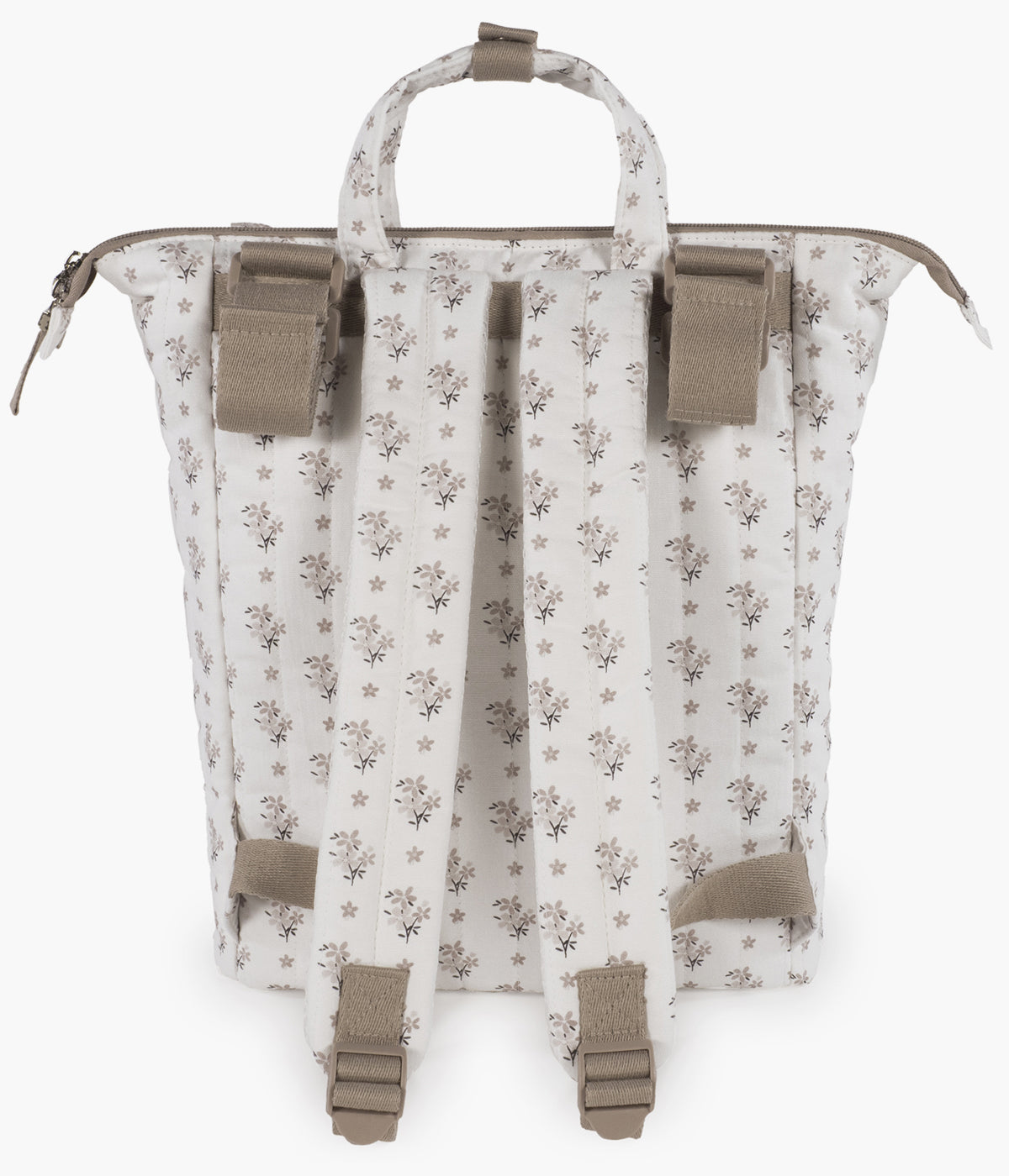 Mochila de Maternidade Walking Mum Botton Flowers - Pérola