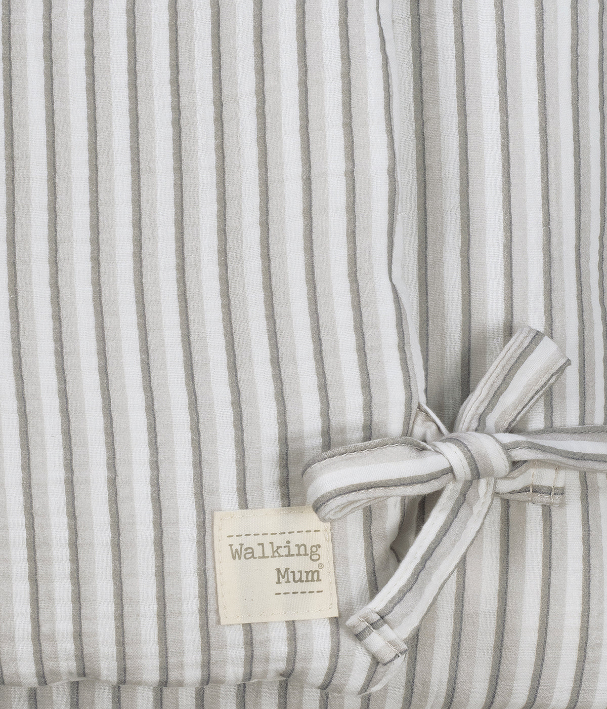 Saco Manta para Bebé Walking Mum Botton Strips - Branco