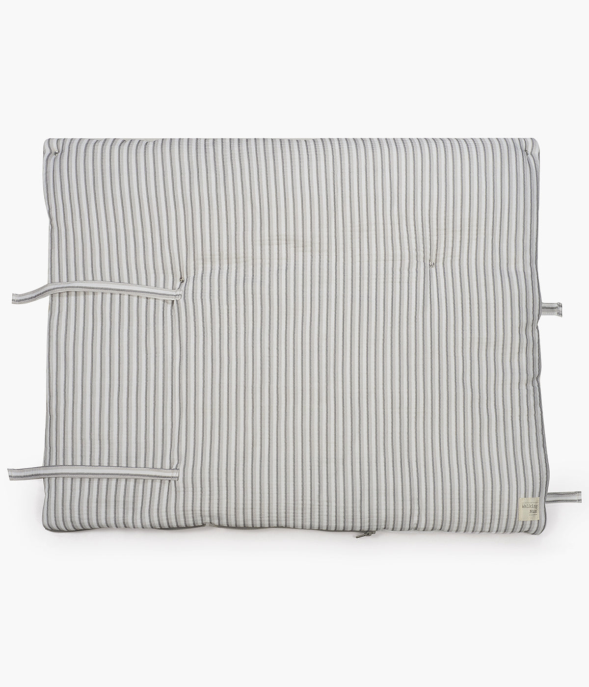 Saco Manta para Bebé Walking Mum Botton Strips - Branco