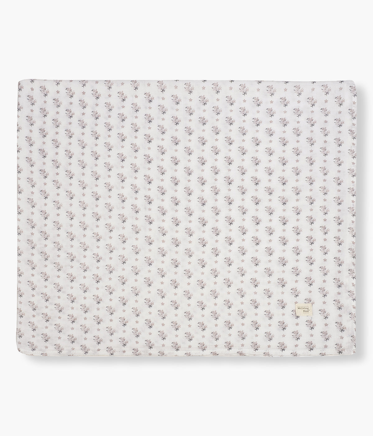 Swaddle Musselina Bambú para Bebé Walking Mum Botton Flowers