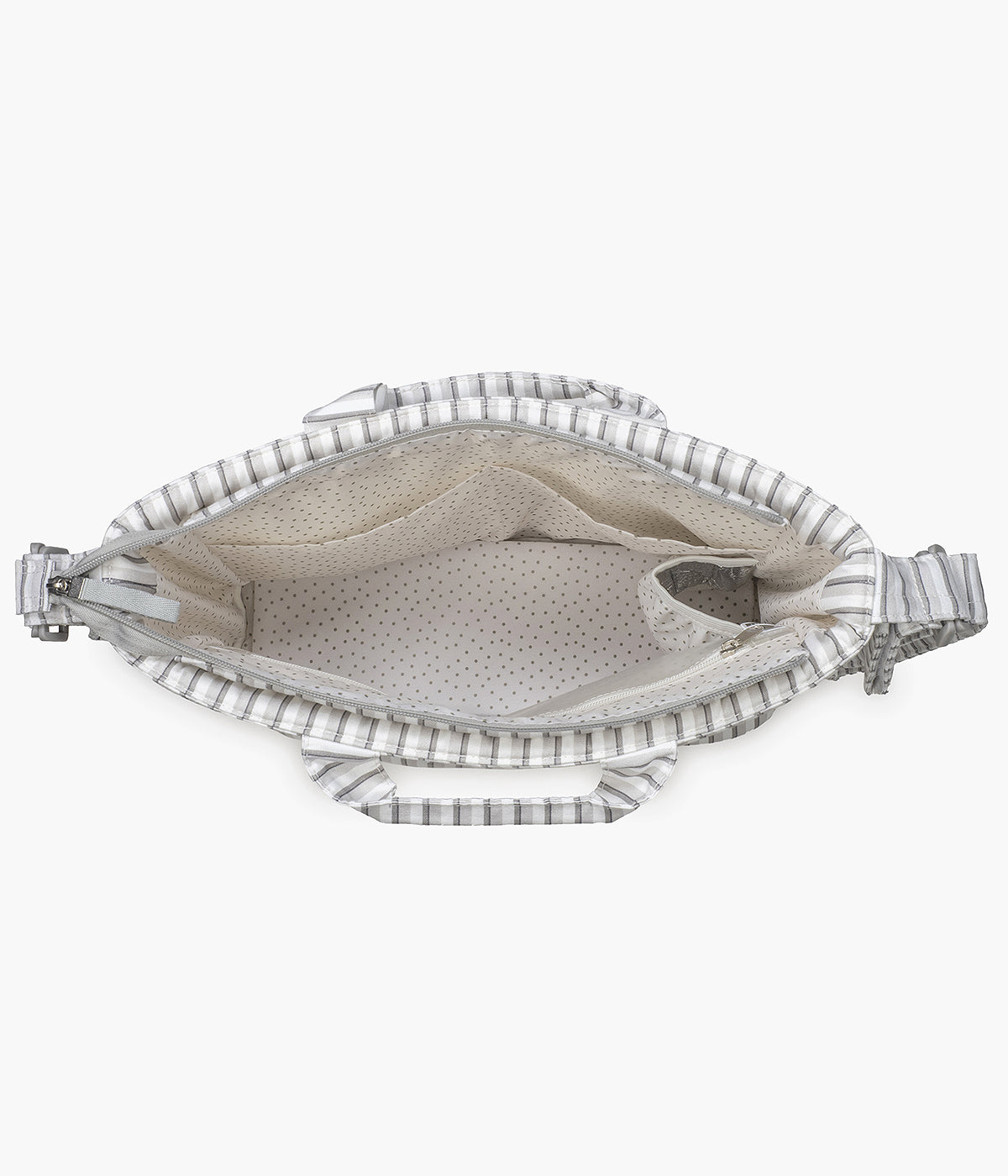Mala de Maternidade Walking Mum Botton Strips - Branco