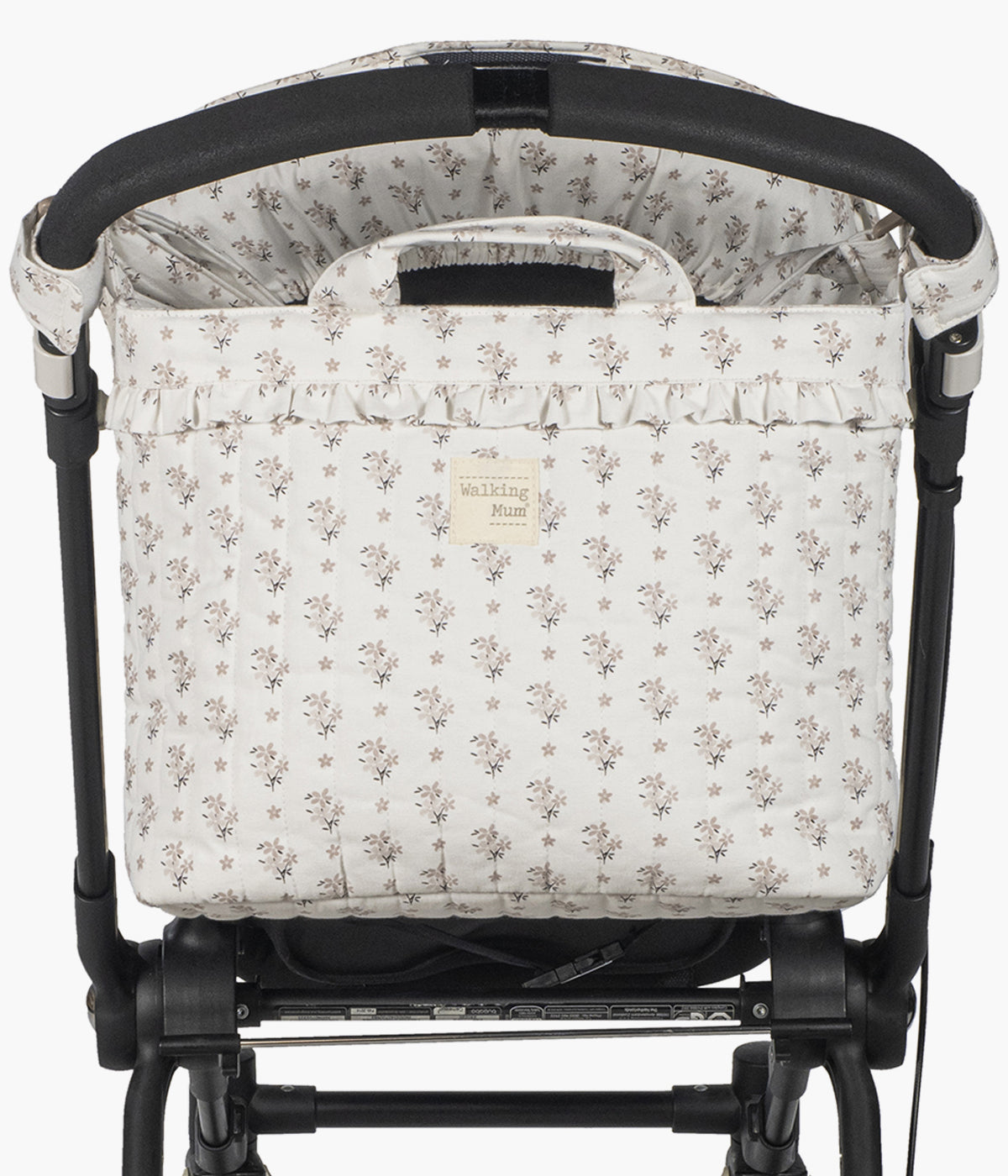 Mala de Maternidade Walking Mum Botton Flowers - Pérola