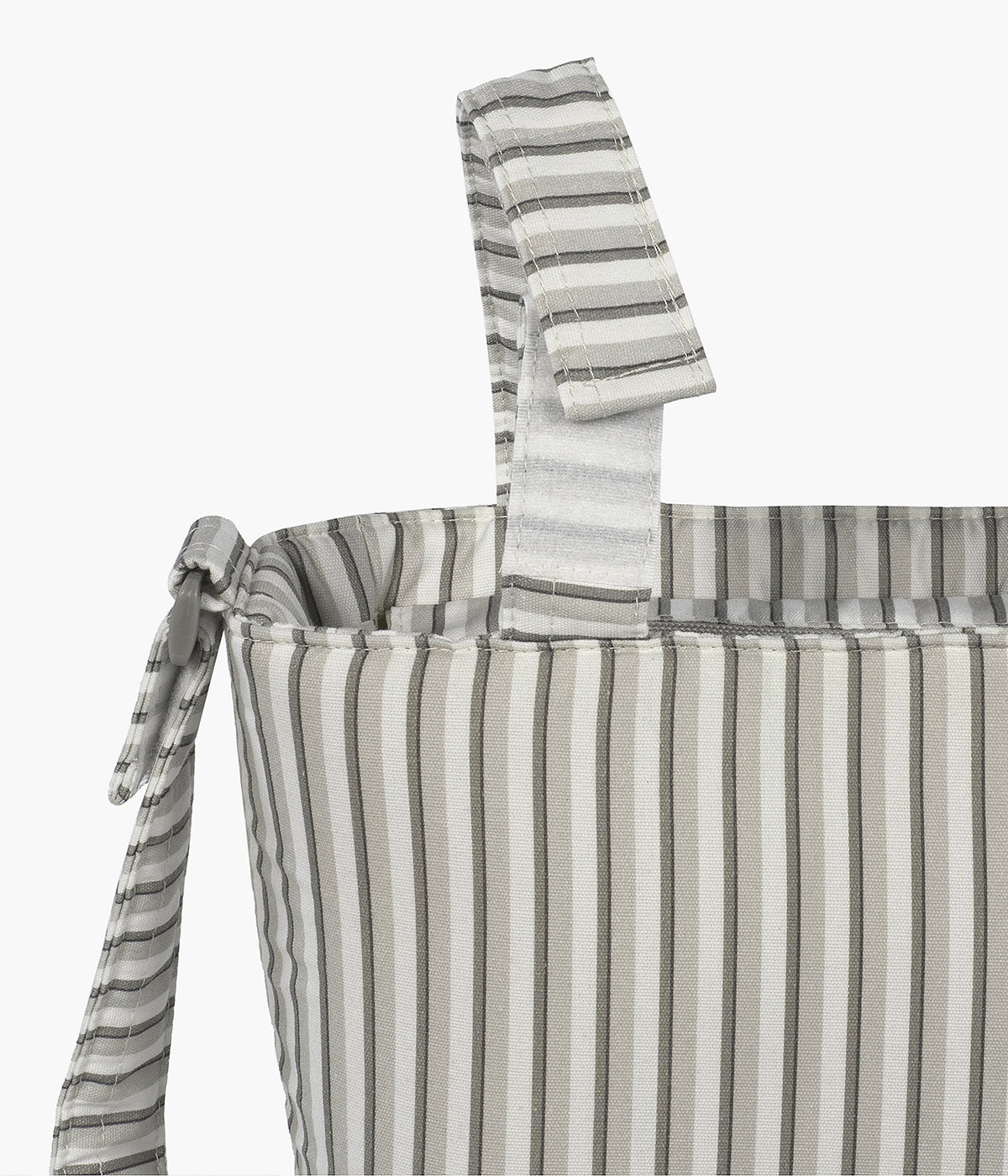 Bolsa de Passeio Walking Mum Botton Strips - Branco