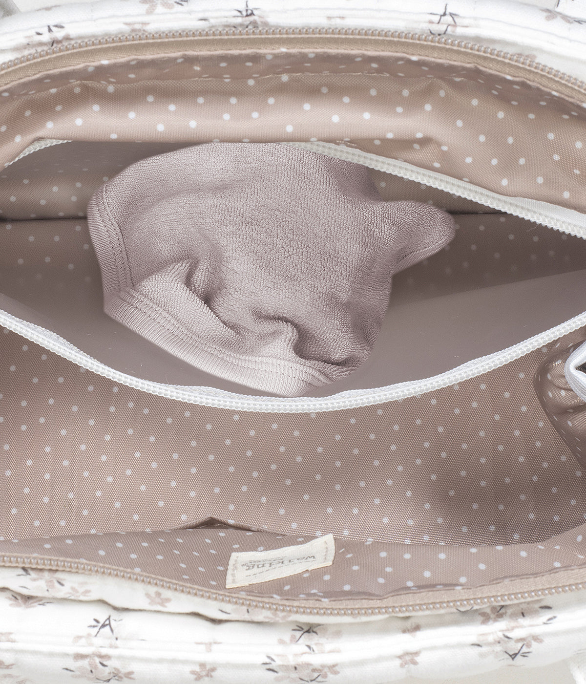 Bolsa de Passeio Walking Mum Botton Flowers - Pérola