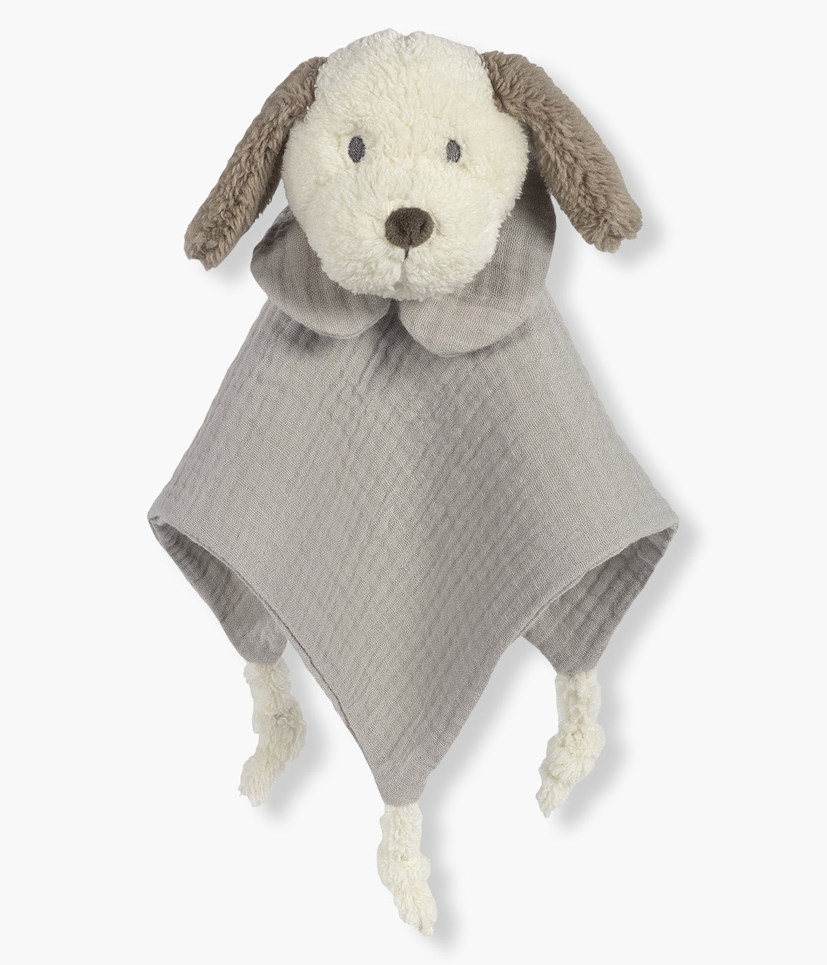 Doudou Walking Mum Sintra em forma de cão para bebé e recém-nascido(a) em musselina macio e delicado.