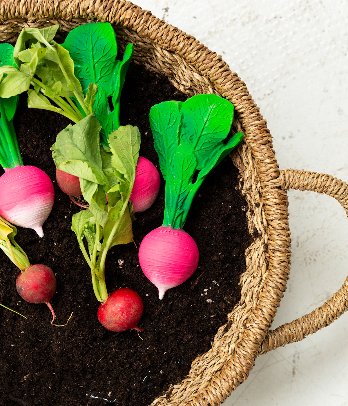 Mordedor Borracha Natural Rabanete Oli&Carol Ramona the Radish