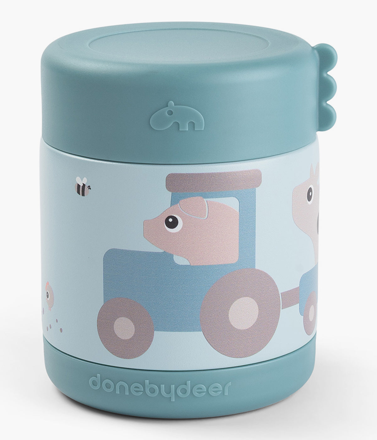 Termo para Sólidos Done by Deer Tiny Farm 300ml - Azul