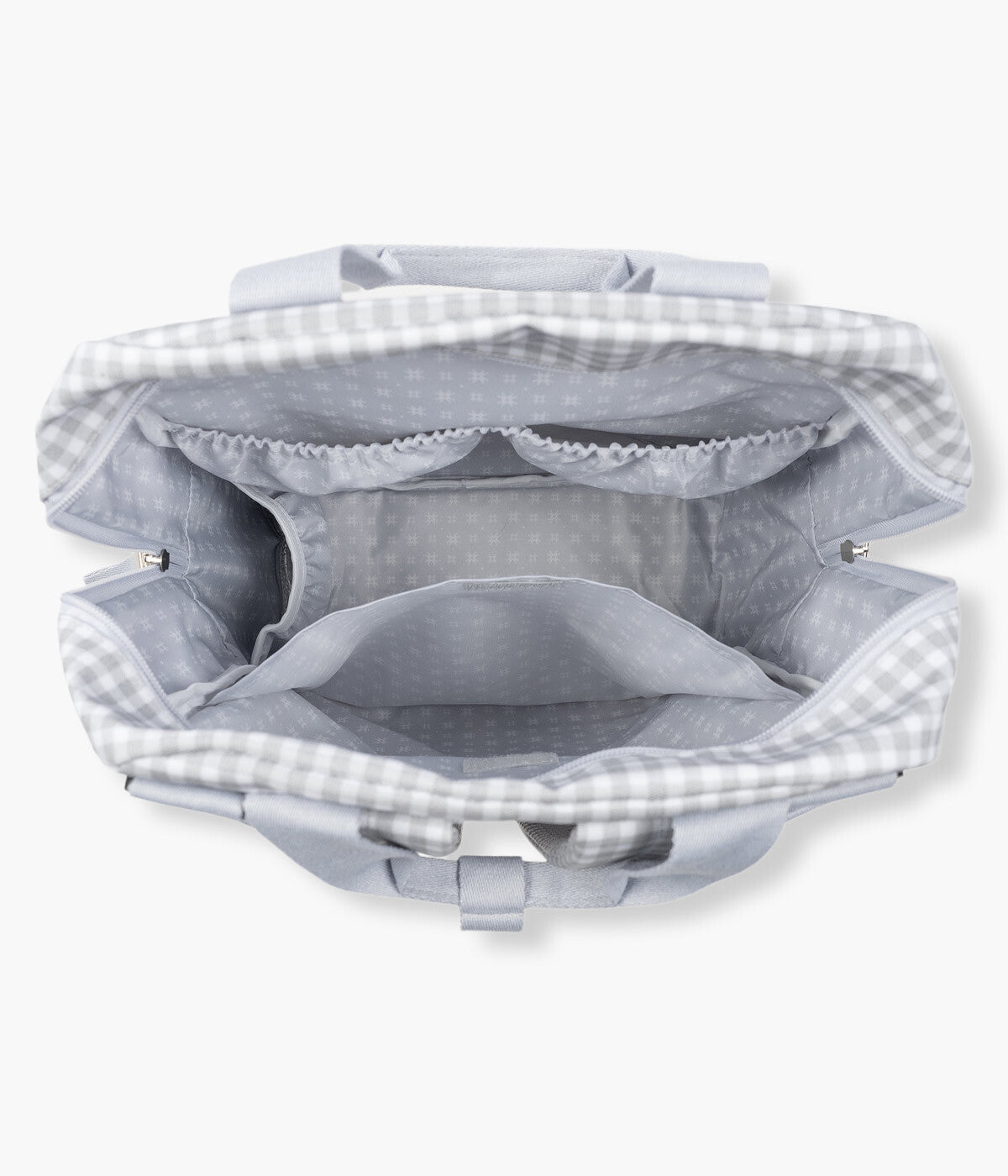 Walking Mum Mochila de Maternidade I Love Vichy - Cinza