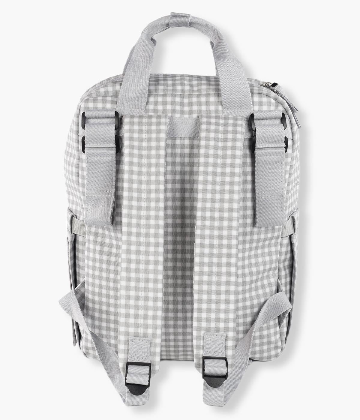 Walking Mum Mochila de Maternidade I Love Vichy - Cinza