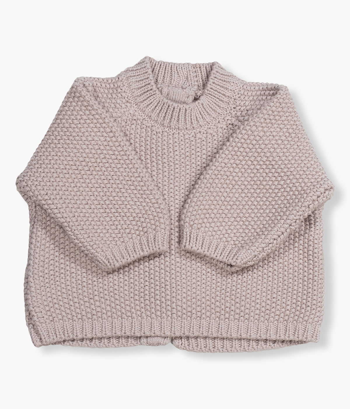 Camisola em malha tricot para bebé menina e recém-nascida da Pasito a Pasito.
