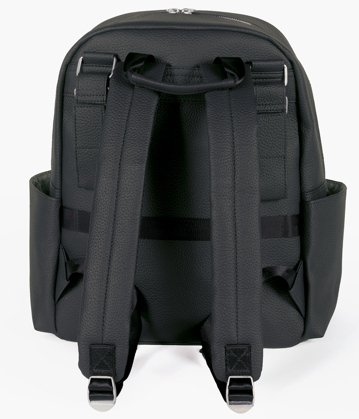 Mochila de maternidade Pasito a Pasito London black vista de tras.