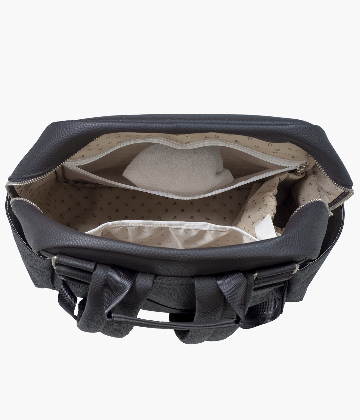 Mochila de maternidade Pasito a Pasito London black com compartimento para tecidos molhados.