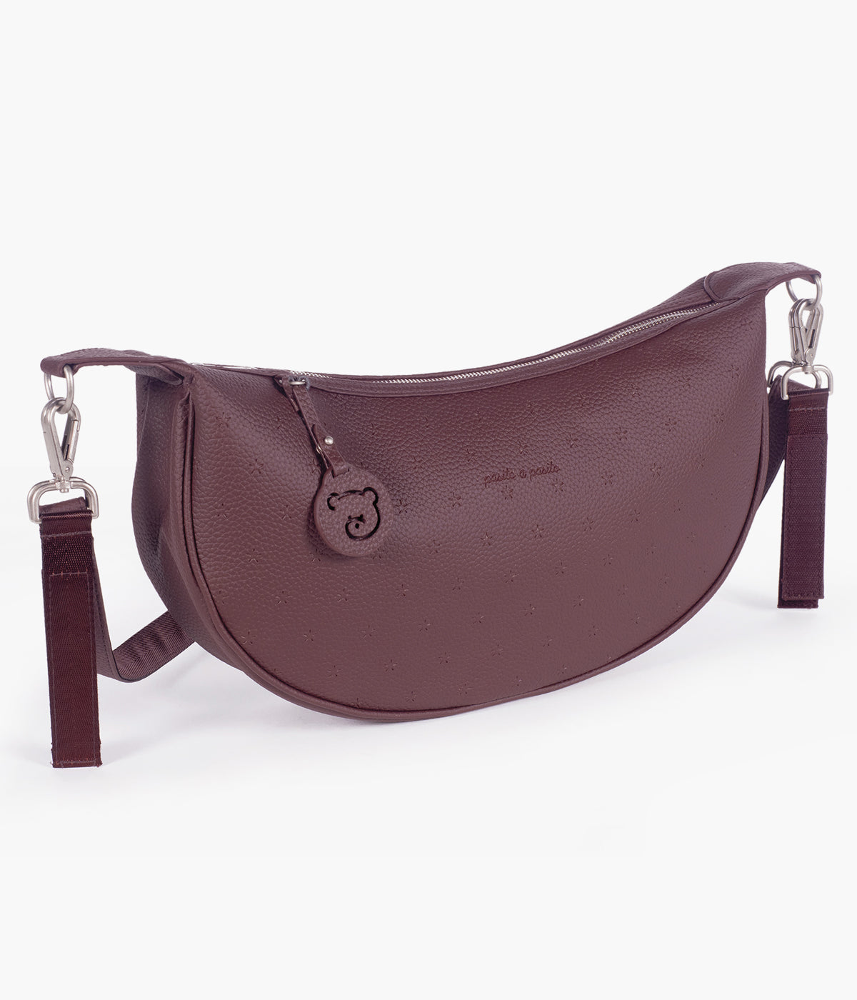 Bolsa de Passeio Gôndola Pasito a Pasito New London Cherry vista de lado.
