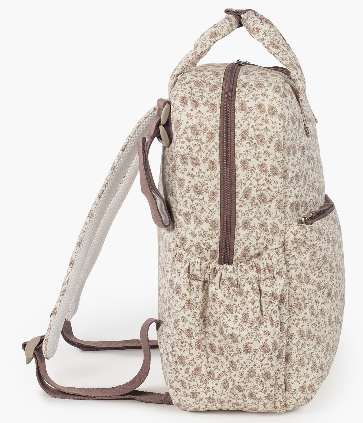 Mochila de Maternidade Walking Mum Gala Cerise vista de lado.