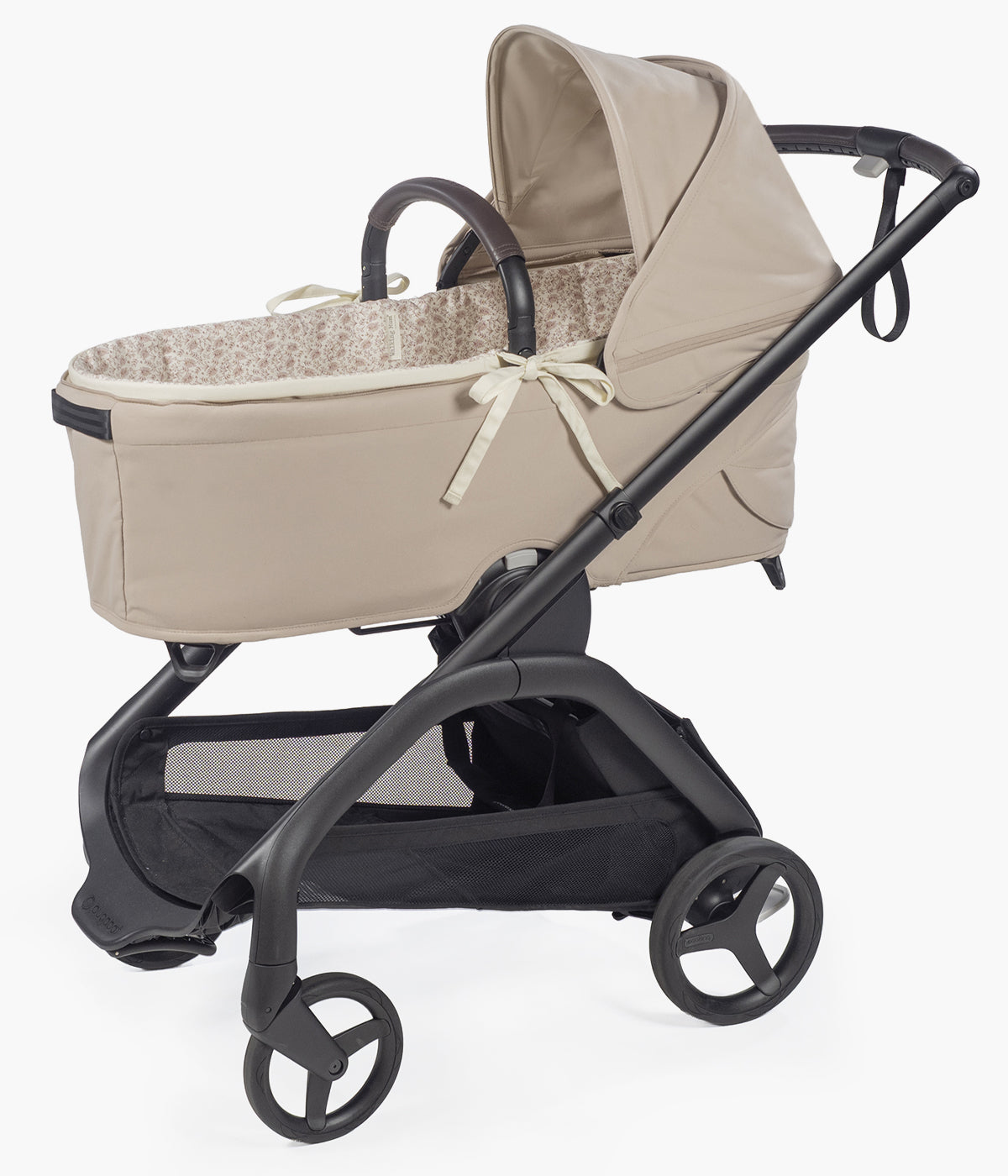 Forra Walking Mum Gala Cerise pérola aplicada numa alcofa.