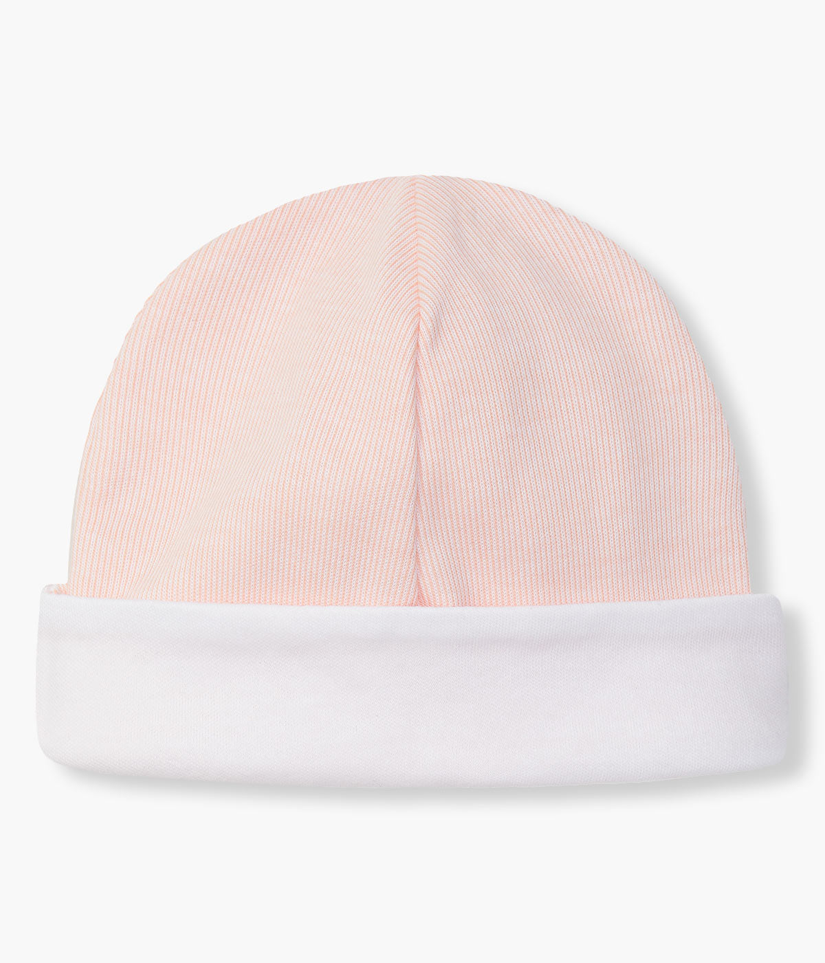 Gorro em Algodão para Bebé Menina - Salmão