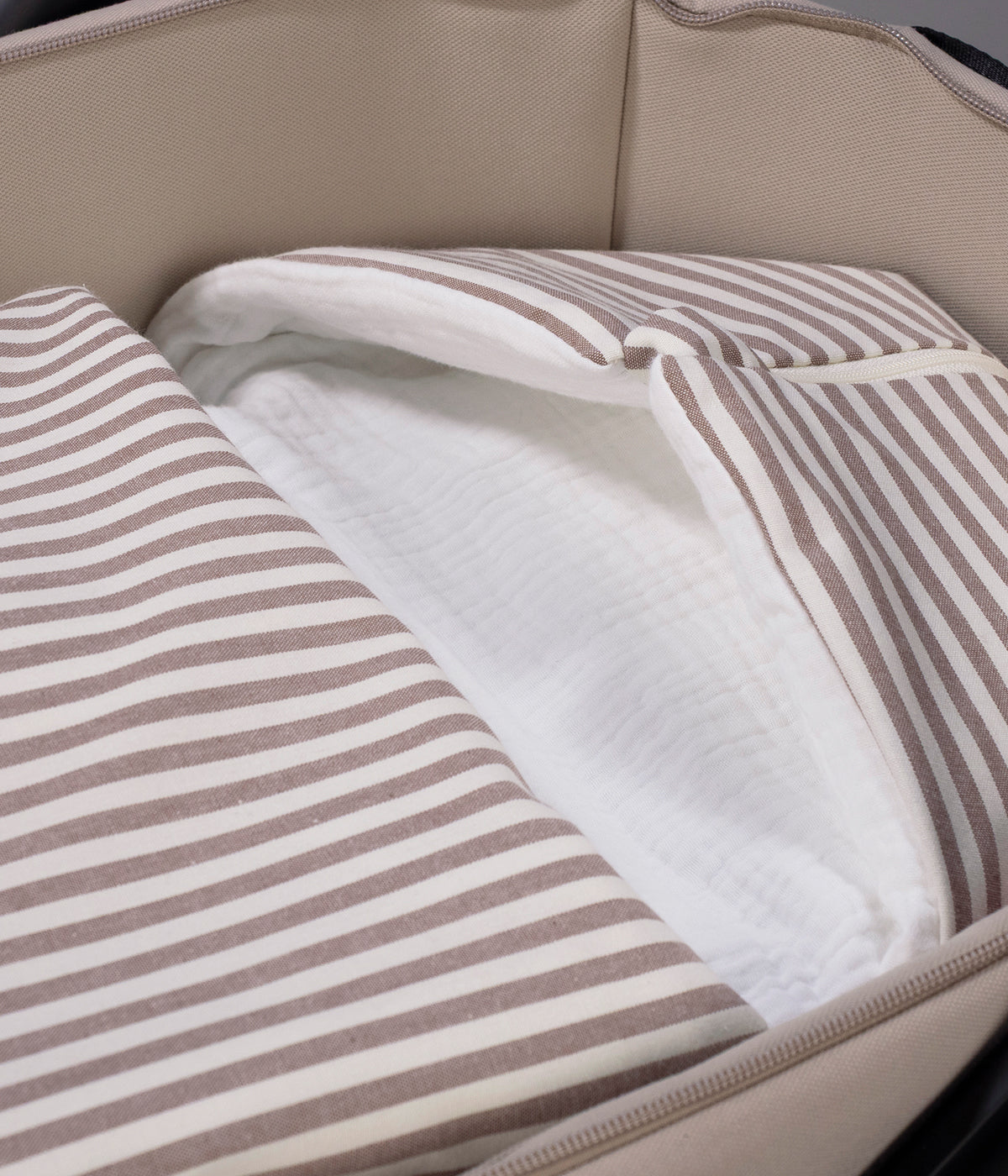 Saco de Dormir para Bebé Walking Mum Praliné Strips Moka