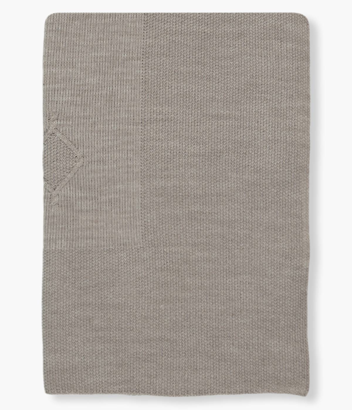 Manta de Malha para Bebé - Bege