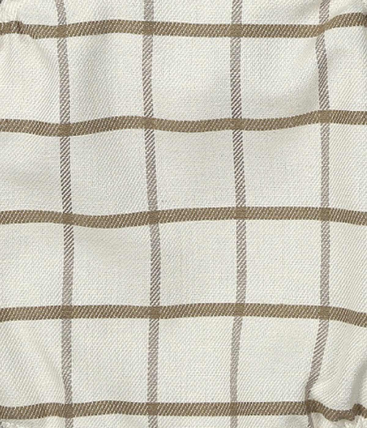 Conjunto em Malha e Algodão para Bebé Xadrez 2pc - Bege