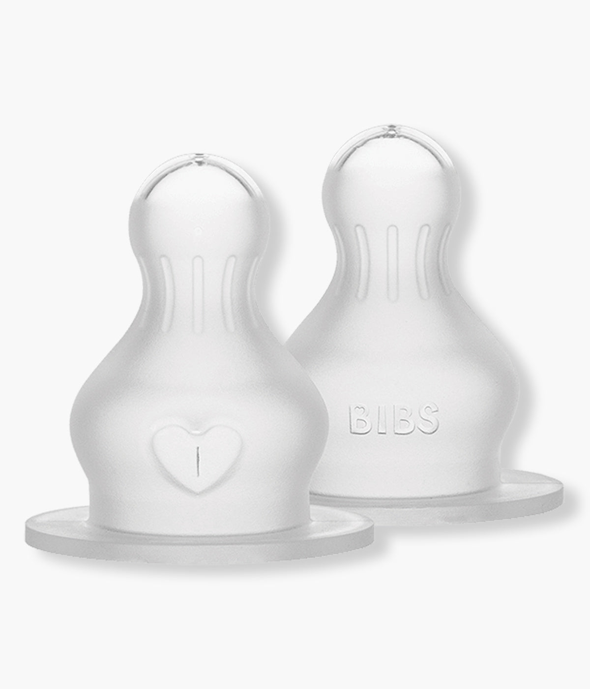 Bibs Pack 2 Tetinas Silicone Redondas para Biberão
