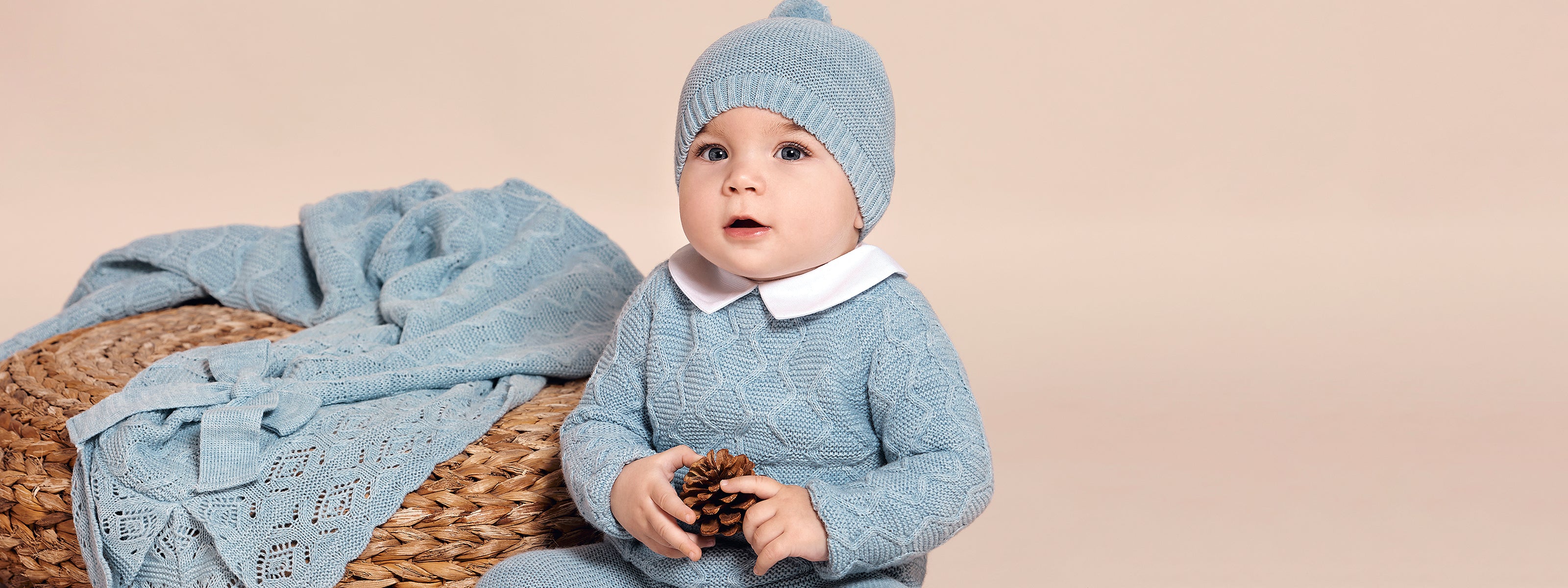 nova coleção de roupa outono/inverno 2025 para bebé e recém-nascido na moon baby shop.