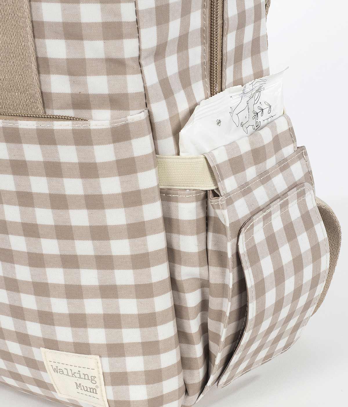 Walking Mum Mochila de Maternidade Caetana Sand - Bege