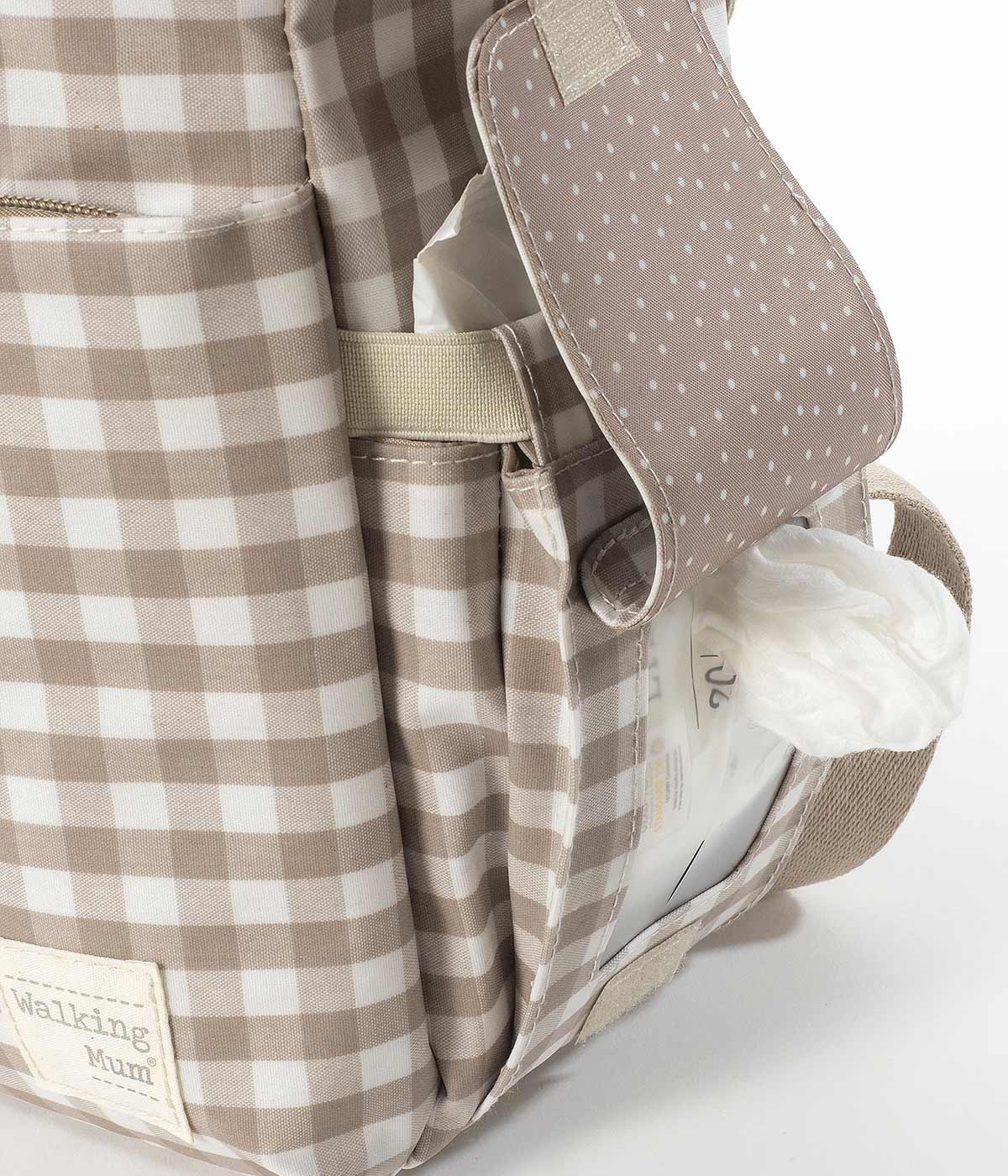 Walking Mum Mochila de Maternidade Caetana Sand - Bege