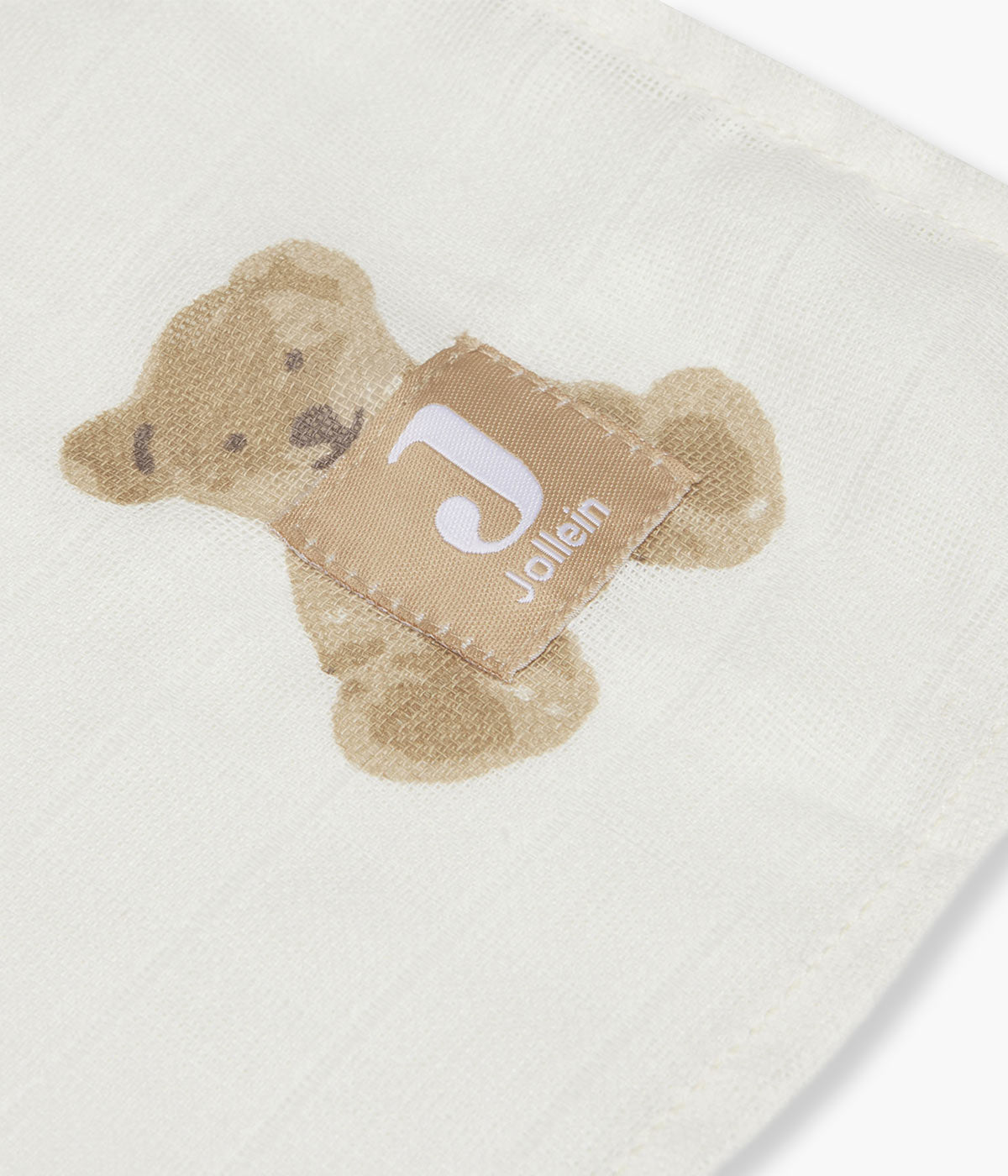 Jollein Swaddle Musselina em Algodão para Bebé Ursos - Pérola