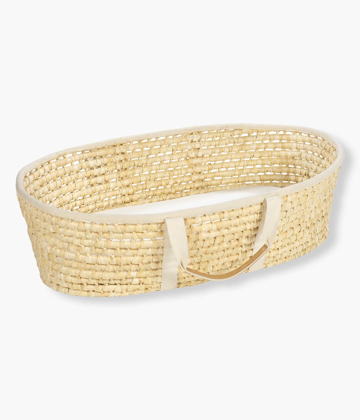 Alcofa em vime natural da Pasito a Pasito com 80x40cm. Elegante moisés que oferece um espaço de descanso confortável, seguro e acolhedor para o recém-nascido durante os primeiros meses de vida. Fabricado em vime natural entrançado, é leve, respirável e inclui um colchão adaptado para proporcionar o máximo conforto desde o primeiro dia.