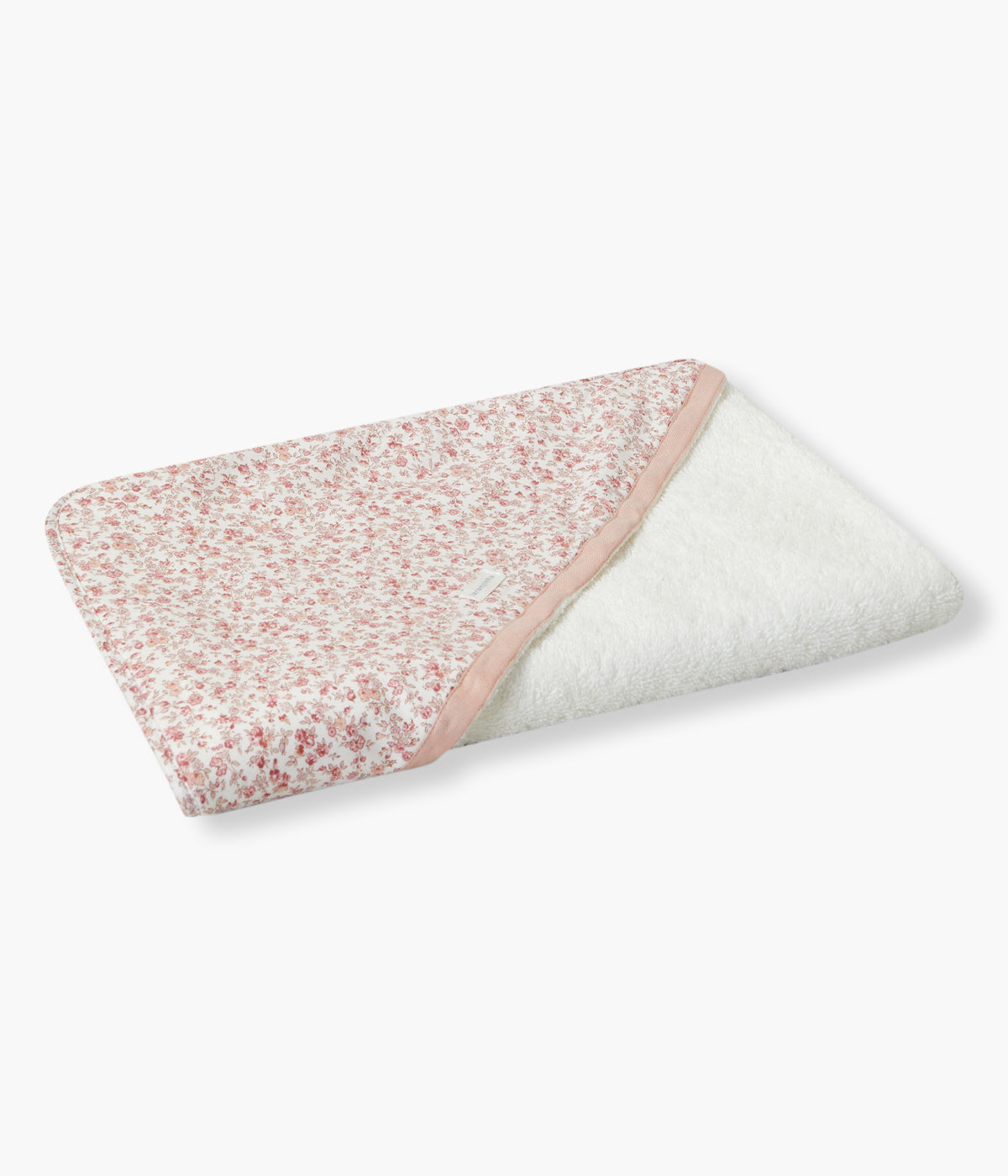 Toalha de Banho Floral em Algodão Bebé Menina - Pérola