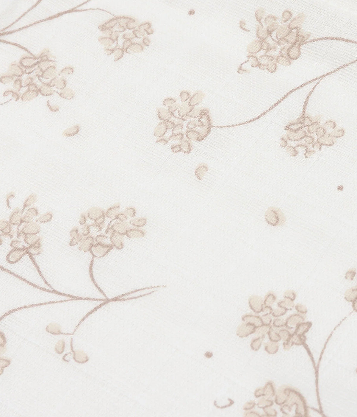 Pack de 3 fraldas musselina em algodão pérola da Jollein com padrão dentes-de-leão em tons de bege. Suaves e respiráveis fraldas, perfeitas para vários momentos tais como alimentação ou apoio na muda da fralda.