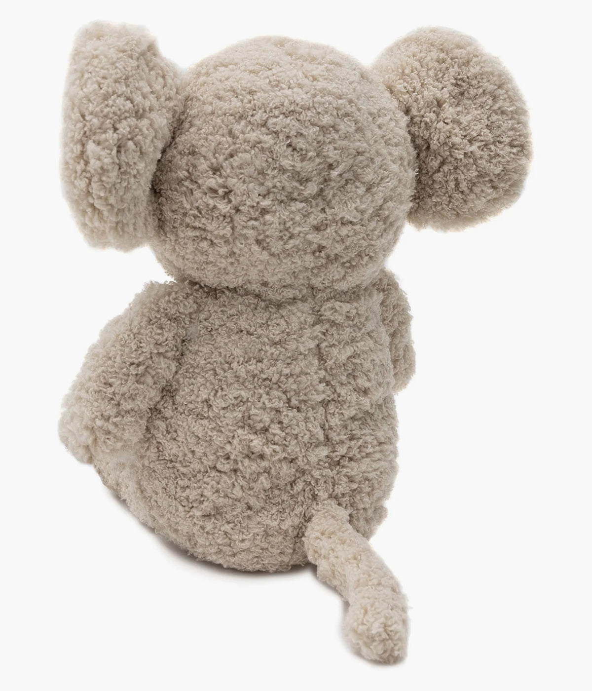 Peluche bege em forma de elefante da coleção Elephant Tales da Jollein. Super macio e adorável, este peluche é o companheiro perfeito para abraçar, brincar e adormecer. Um clássico intemporal que combina com qualquer ambiente.