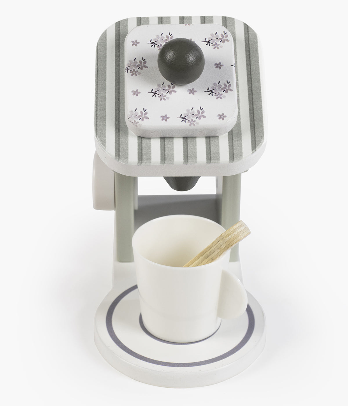 Transforme o momento de brincar numa deliciosa experiência de imaginação com a encantadora Máquina de Café de Brincar em Madeira da Walking Mum. Ideal para crianças a partir dos 24 meses, este brinquedo educativo e sustentável composto por 6pc convida os mais pequenos a explorar o mundo da cozinha enquanto desenvolvem competências cognitivas e motoras.