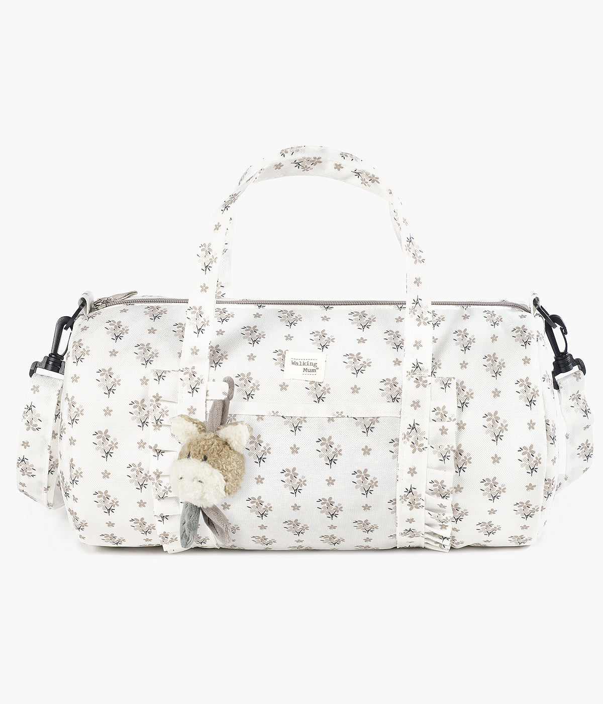 Mala mini para criança Walking Mum Botton Flowers, a companheira ideal para escapadinhas e dias cheios de aventuras! Resistente, leve e prática, esta mala é perfeita para a creche, piscina, desporto ou fins de semana fora de casa. Com alças confortáveis, fecho seguro e um design adorável com um pequeno pendente em forma de burro.