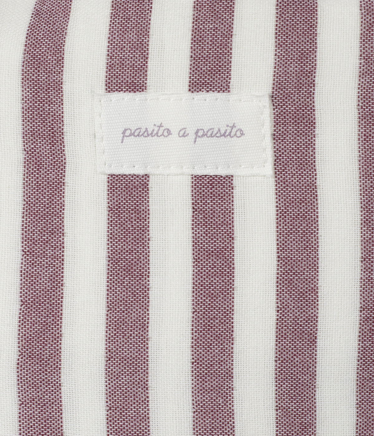 Bolsa de passeio Cherry Strips da Pasito a Pasito com padrão riscas.