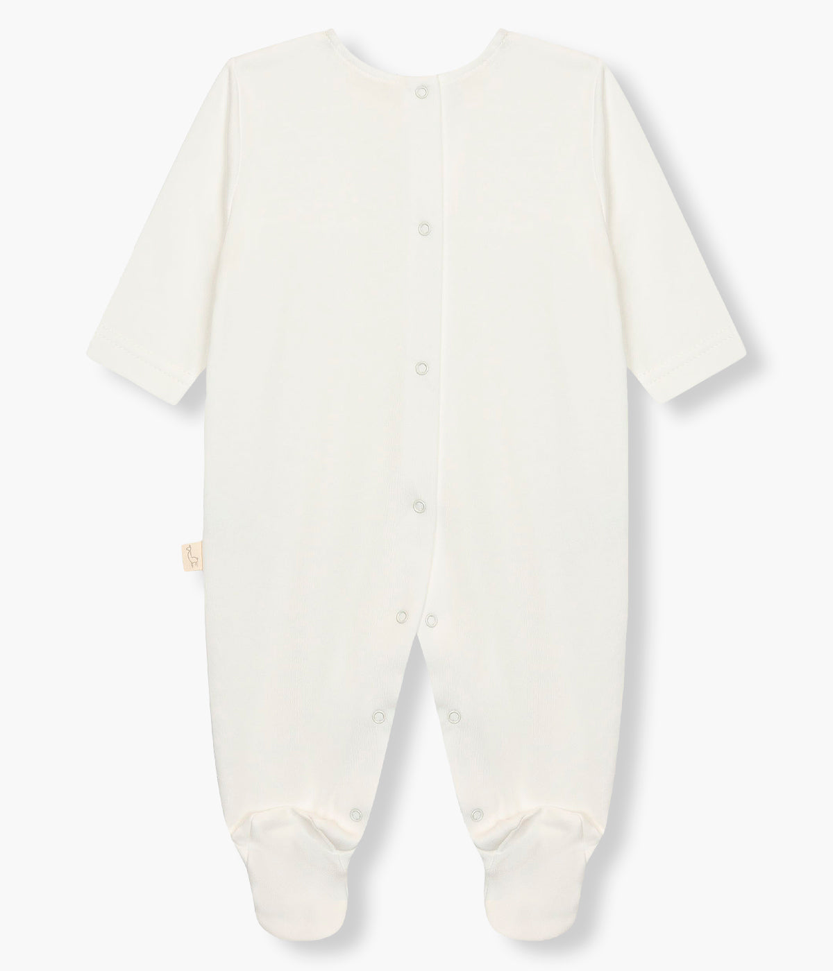 Babygrow Algodão Peitilho Floral Bebé Menina - Pérola