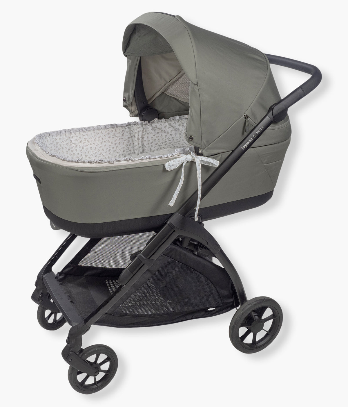 Forra Algodão Varas Alcofa Pasito a Pasito Little Bloom Flowers - Cinza