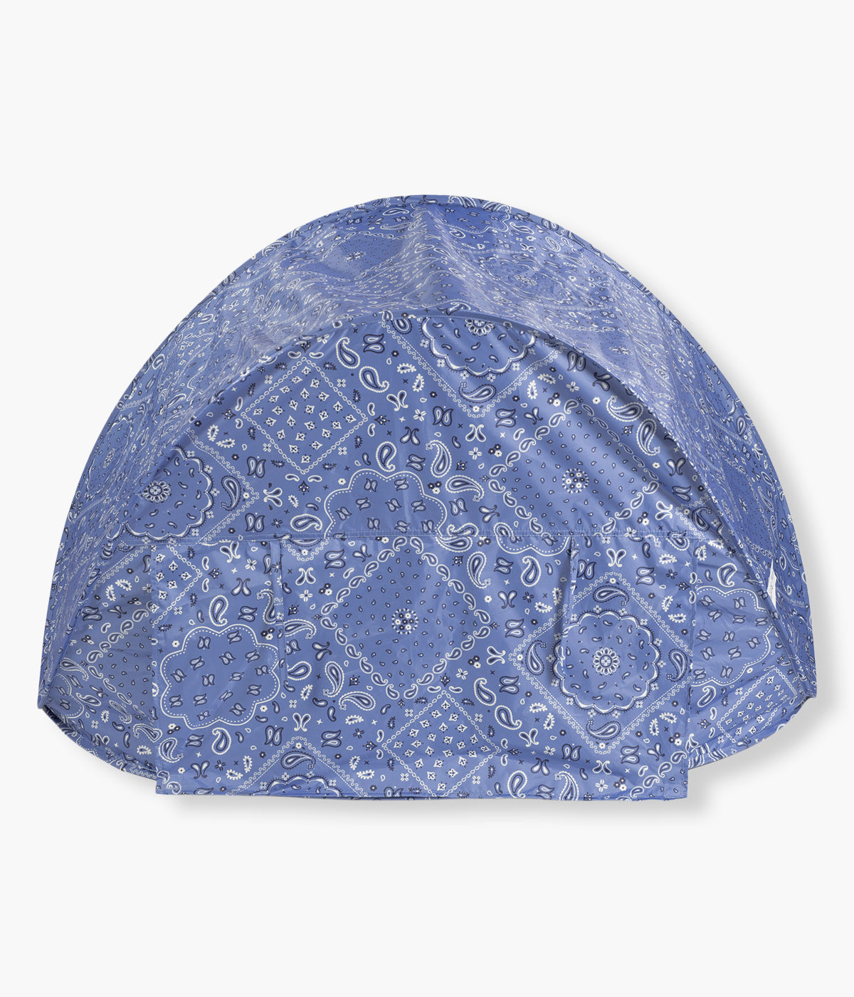 Vista de trás da tenda de praia Anti-UV para bebé Summer Bandana da Walking Mum.