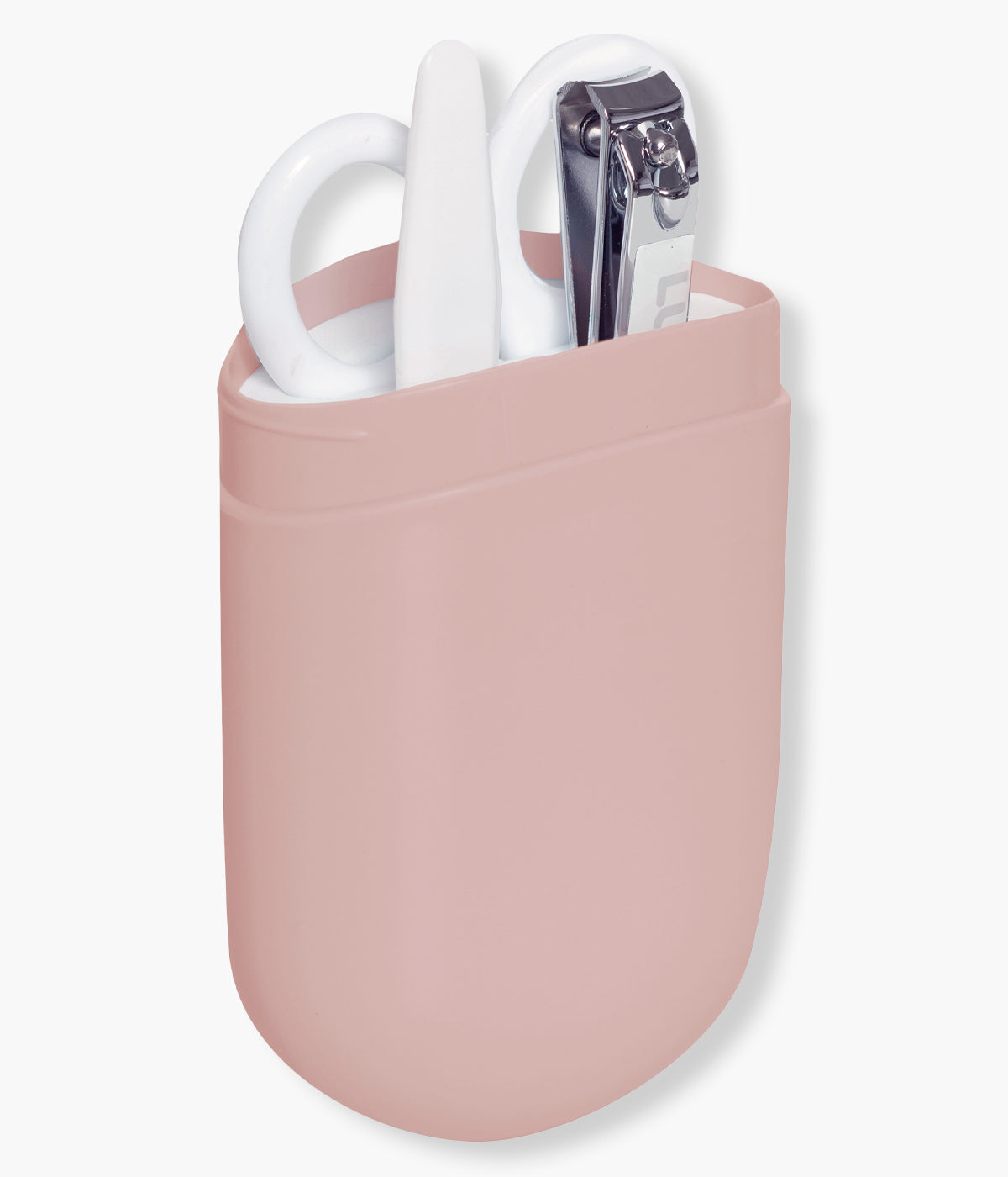 Conjunto de banheira com acessórios de banho da marca Luma na cor Blush Pink.