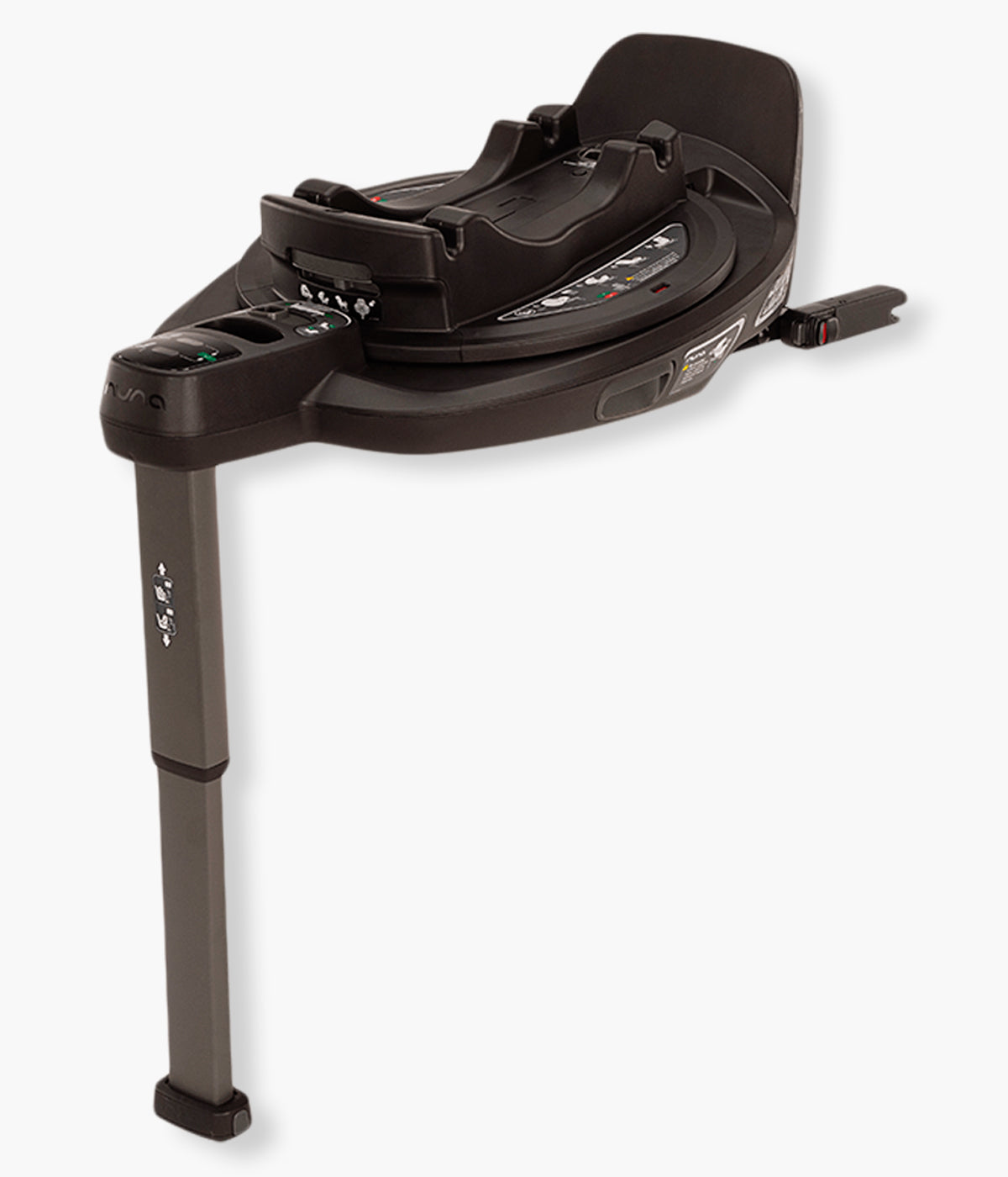 Vista frontal da base Isofix Curv 360º da marca Nuna.